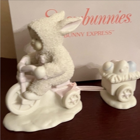 796. NIB DEPARTMENT 56 SNOWBUNNIES BUNNY EXPRESS - Picture 1 of 6